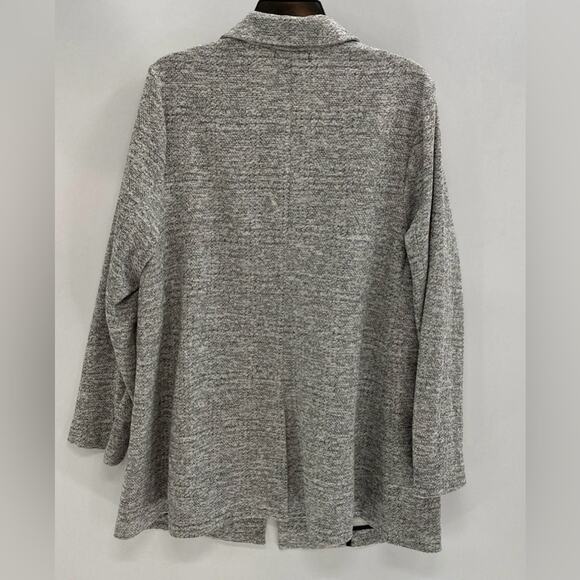 Torrid Grey Boyfriend Knit Trench Blazer 1 - Picture 2 of 4